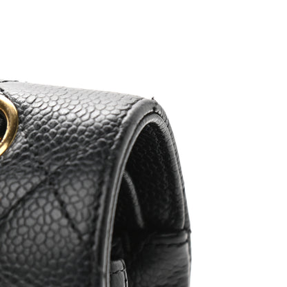 Chanel Caviar Quilted Jumbo Double Flap Black 13 of 14
