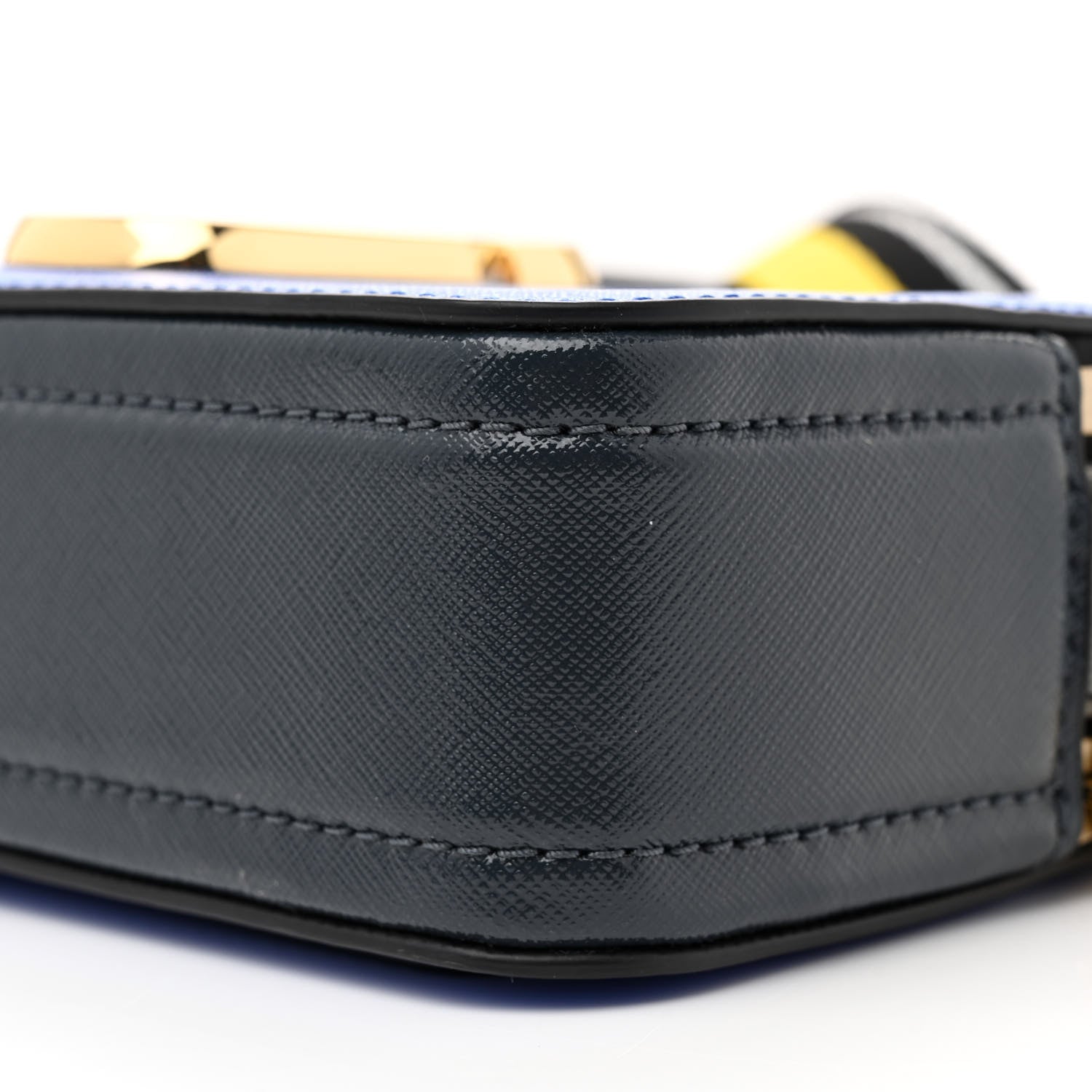 Marc Jacobs Saffiano Small Snapshot Camera Bag Blue Multi 10 of 10