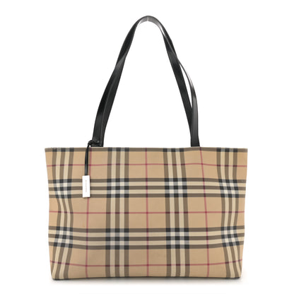 Burberry Vintage Check Tote Black 1 of 14