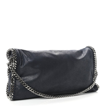 Stella McCartney Shaggy Deer Falabella Fold Over Tote Navy 2 of 8