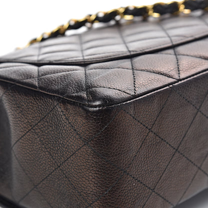 Chanel Caviar Quilted Jumbo Single Flap Black 20 of 27