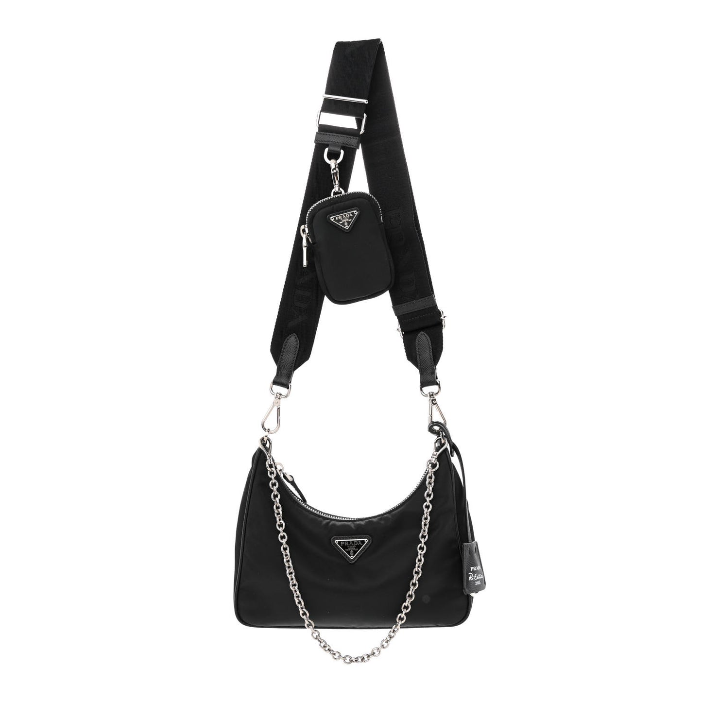 Nylon Re-Edition 2005 Shoulder Bag Black