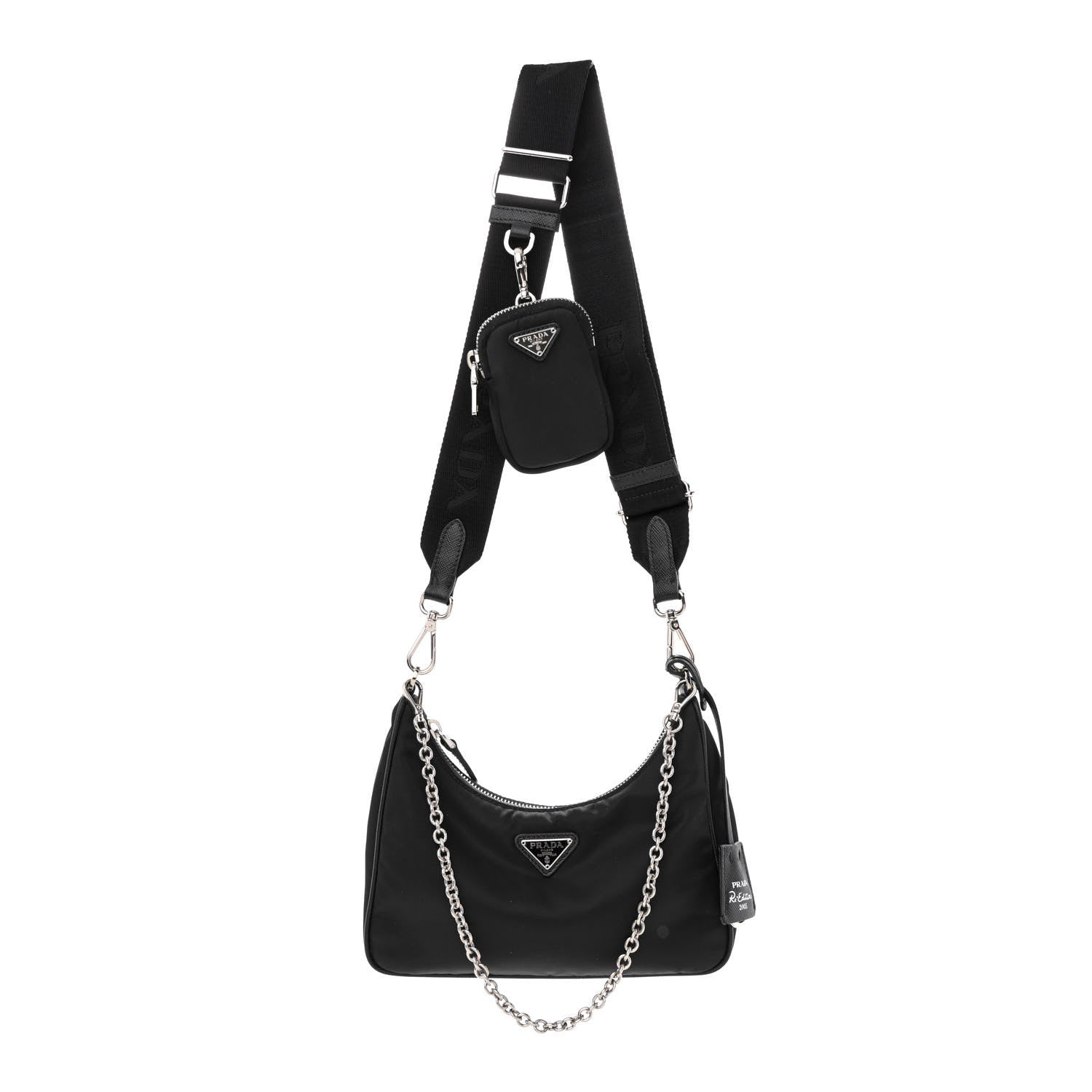 Prada Nylon Re-Edition 2005 Shoulder Bag Black 1 of 14