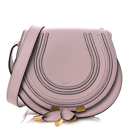 Chloe Calfskin Small Marcie Round Crossbody Bag Misty Lavender 1 of 12