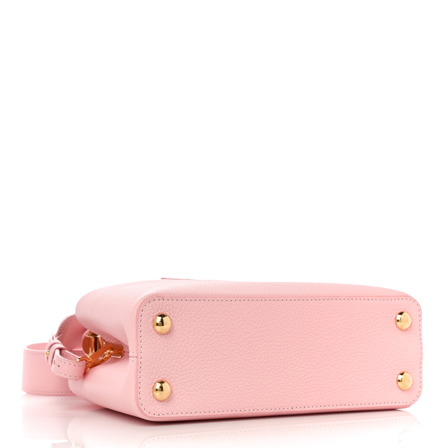 Louis Vuitton Taurillon Scrunchie Capucines BB Bubble Gum Pink 4 of 9