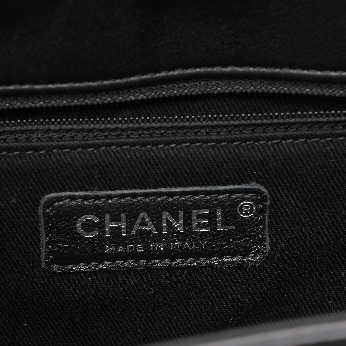 Patent Quilted Large Coco Shine Accordion Flap Black