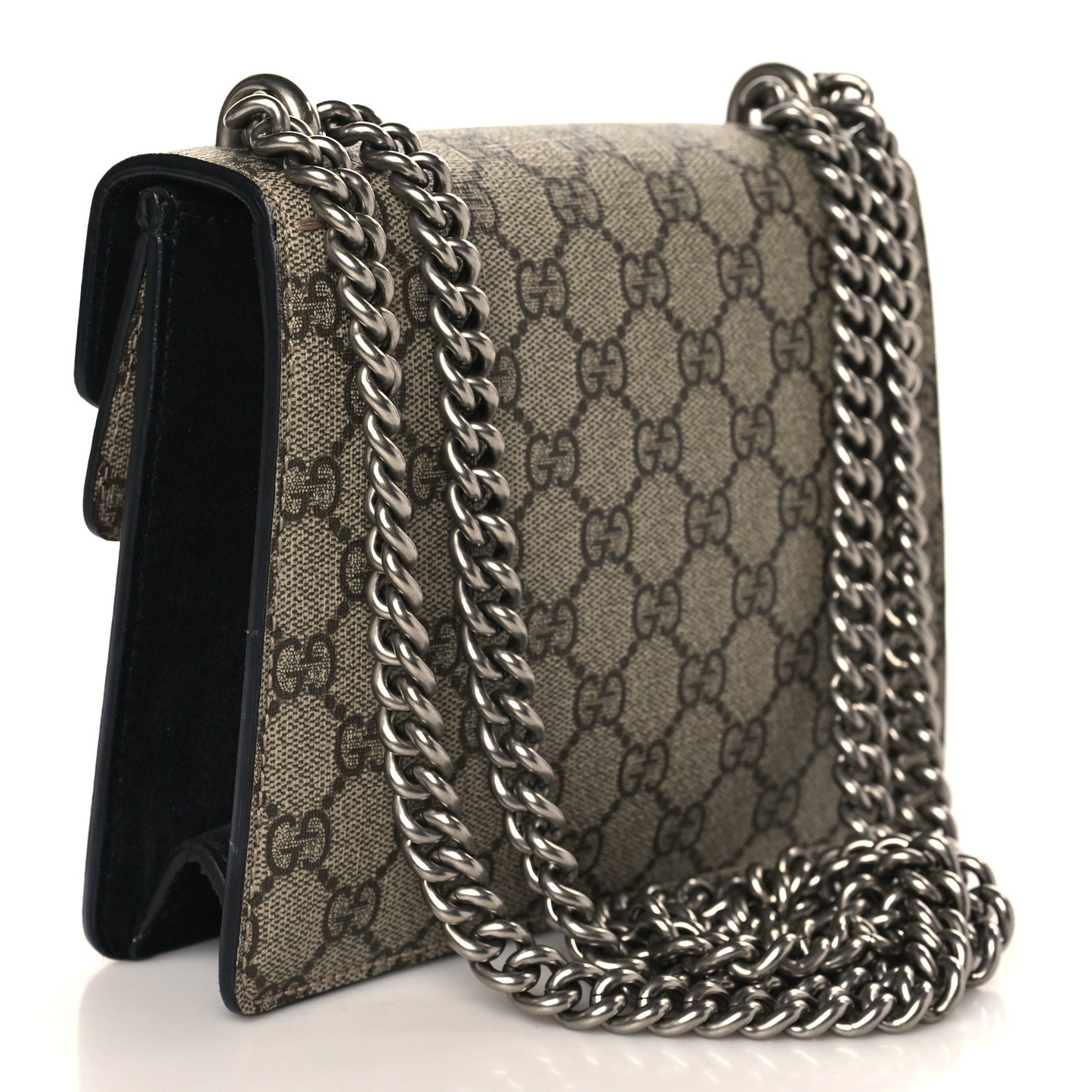 GG Supreme Monogram Mini Dionysus Shoulder Bag Black
