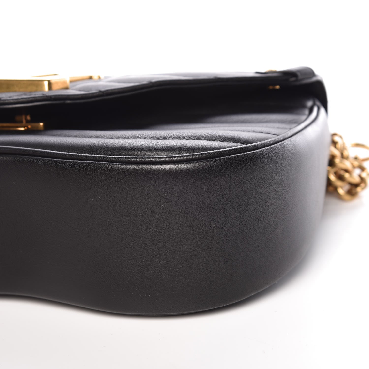 Louis Vuitton Calfskin New Wave Chain MM Black 9 of 10