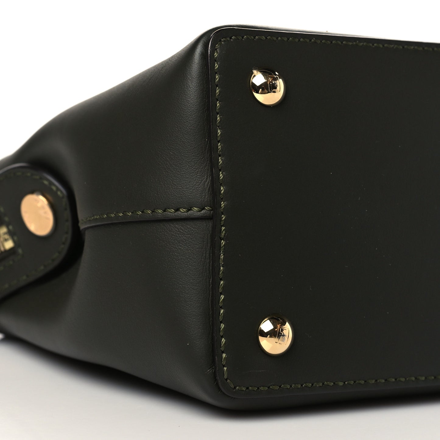 Vitello Baltico Nappa Flowerland Studded Small Dotcom Click Chain Satchel Verde Prato Multicolor