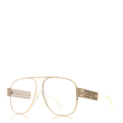 Christian Dior Metal Acetate Diorsignature A3U Sunglasses Gold 1 of 7
