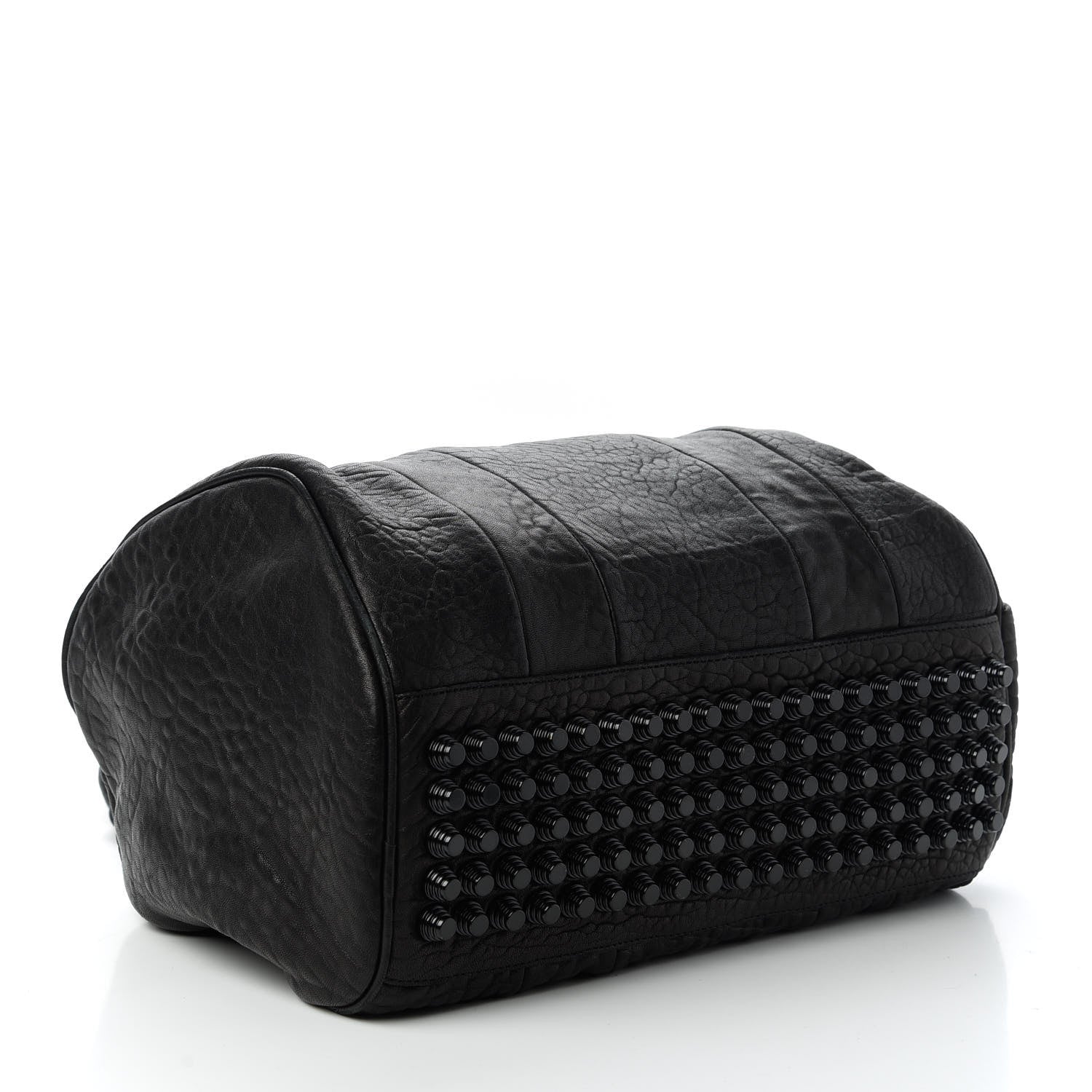Alexander Wang Pebbled Lambskin Rocco Black Matte Black Hardware 4 of 9