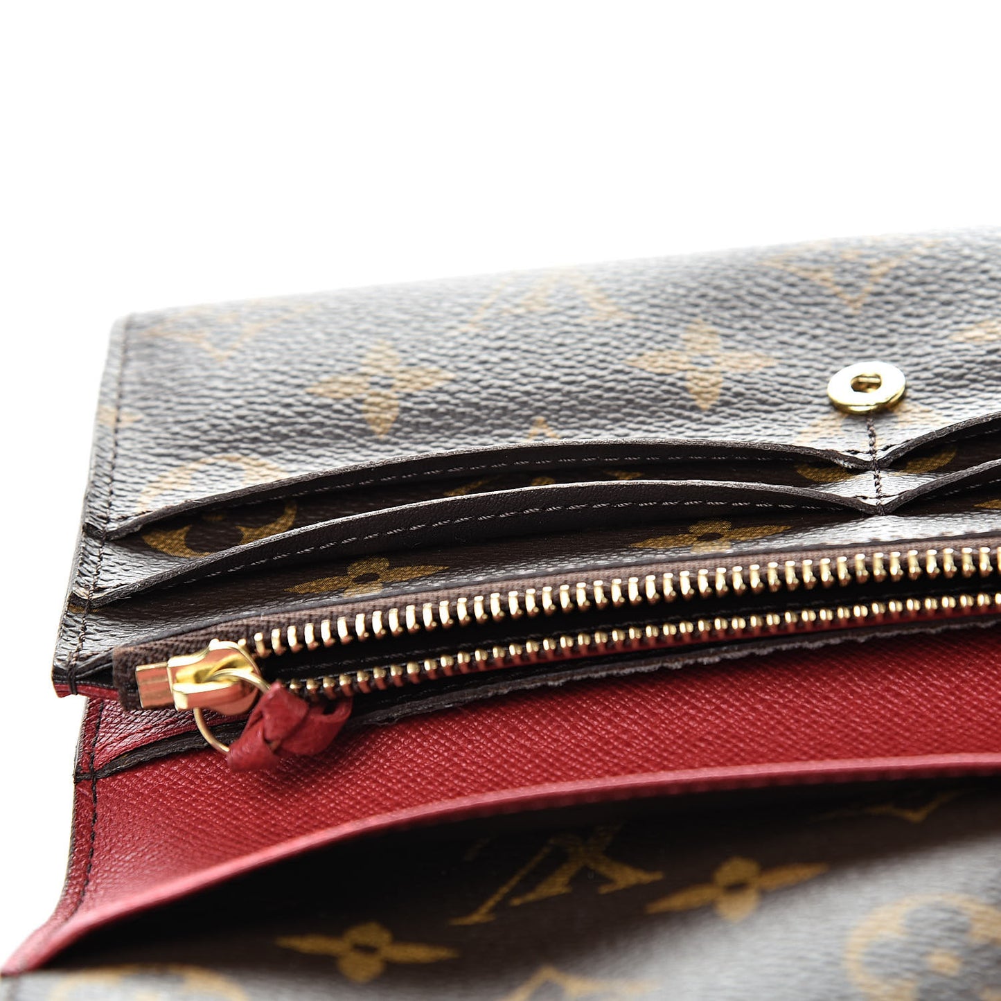 Monogram Emilie Wallet Fuchsia