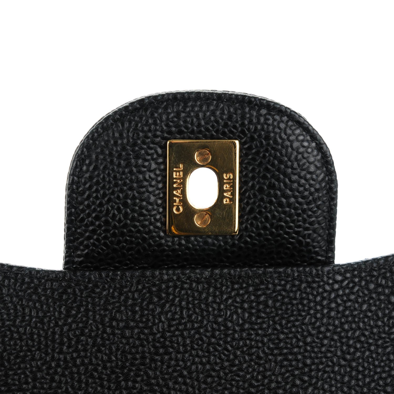 Chanel Caviar Quilted Jumbo Double Flap Black 6 of 10