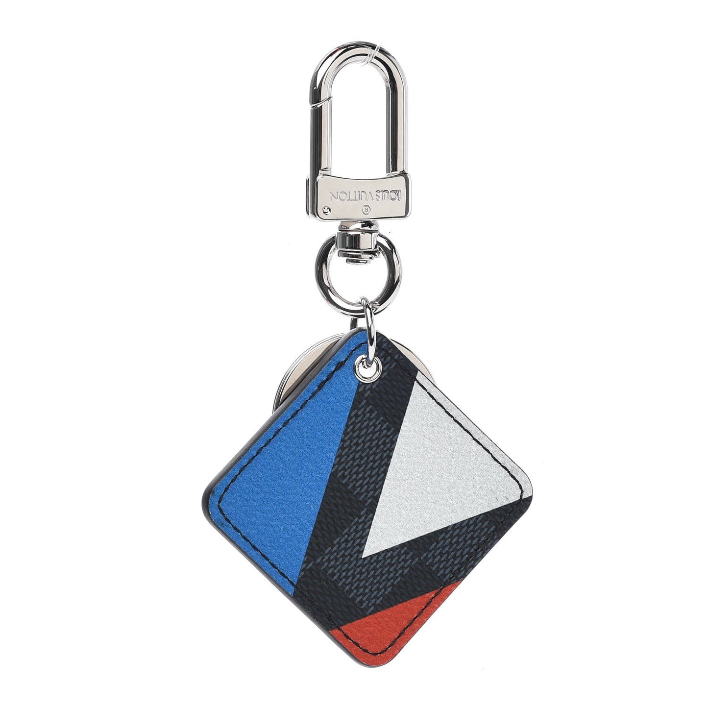 Damier Cobalt Illustre Regatta Key Holder Blue