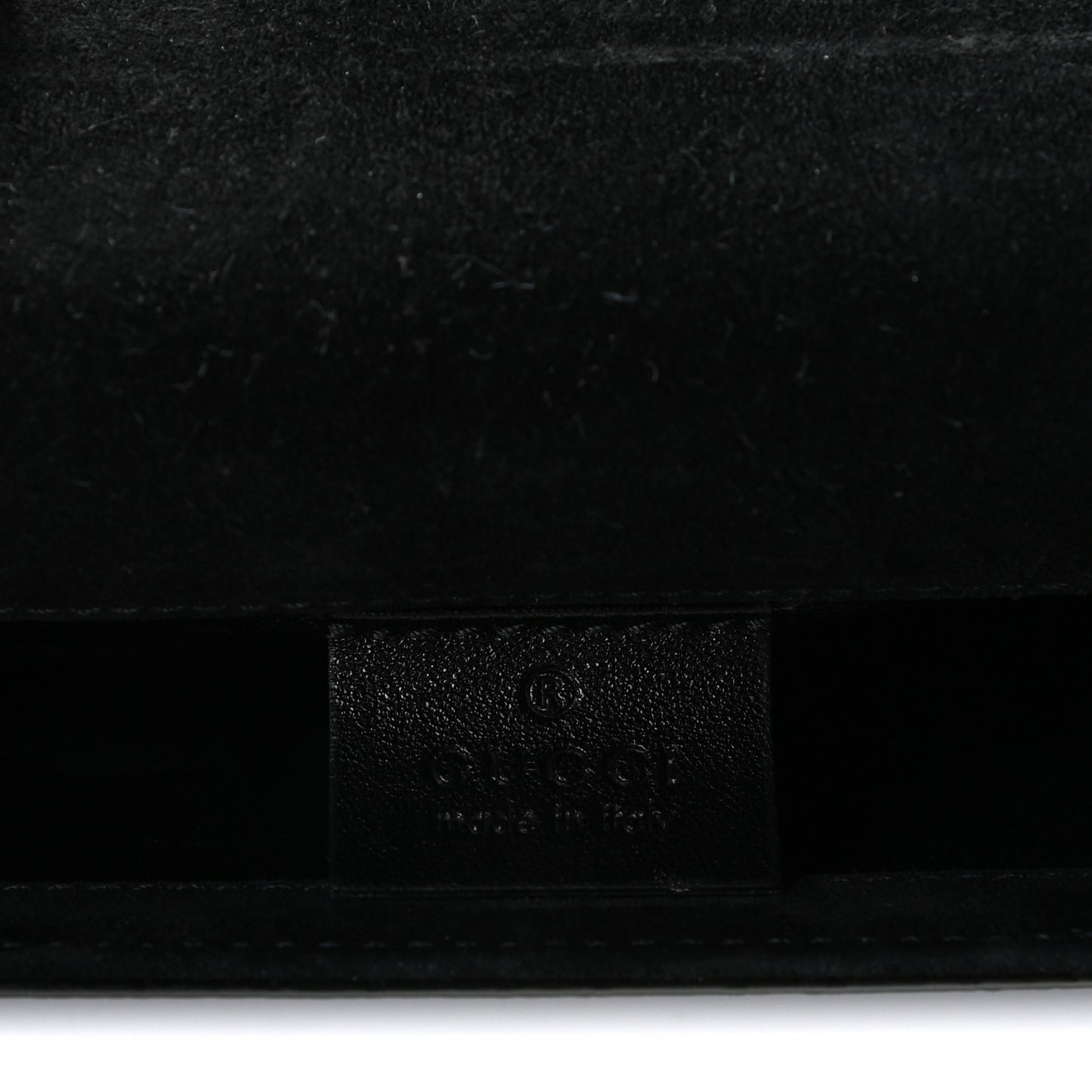 Patent Microguccissima Small Broadway Clutch Black
