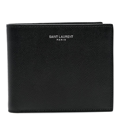 Saint Laurent Grain De Poudre Paris East West Wallet Black 1 of 6