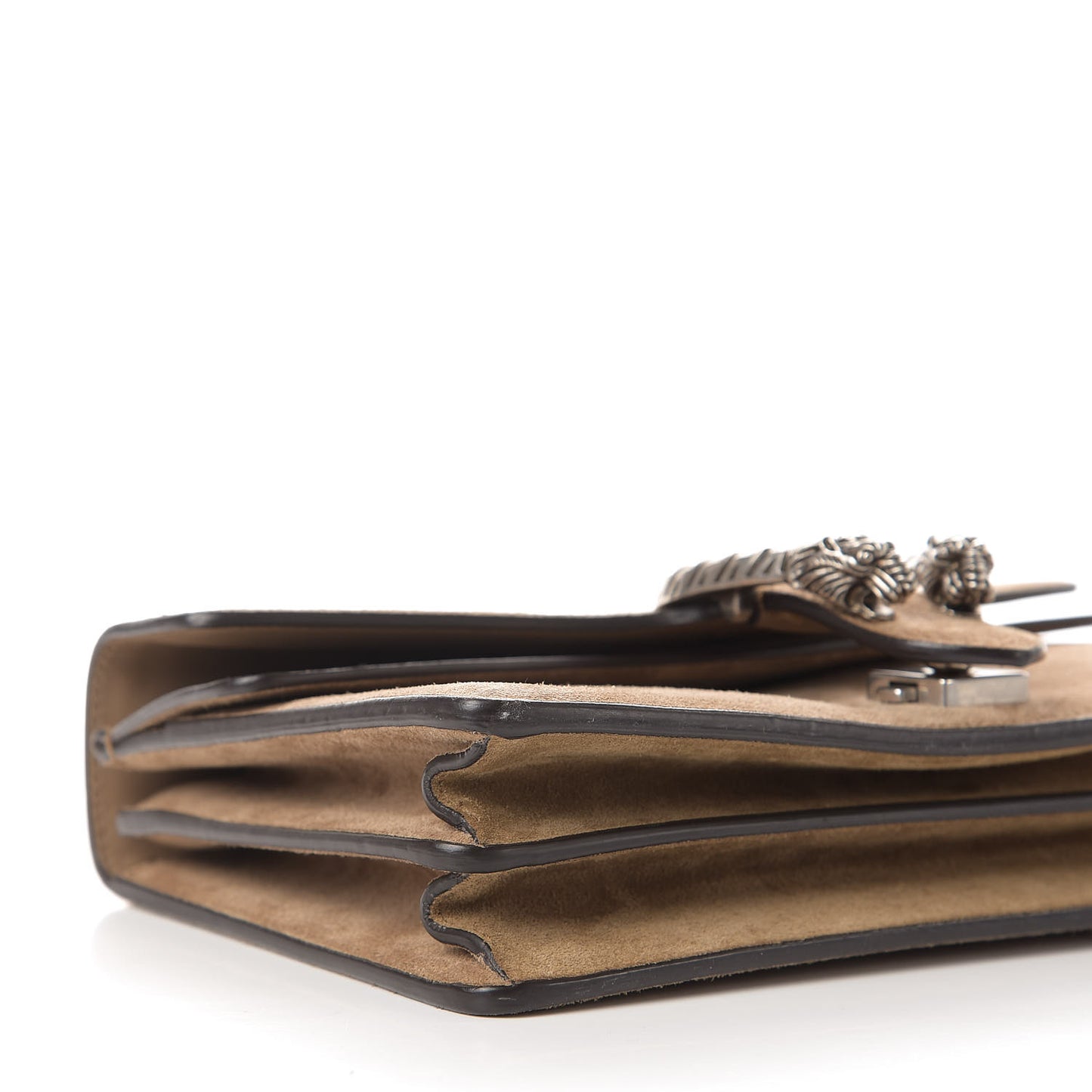 Suede Small Dionysus Shoulder Bag Taupe