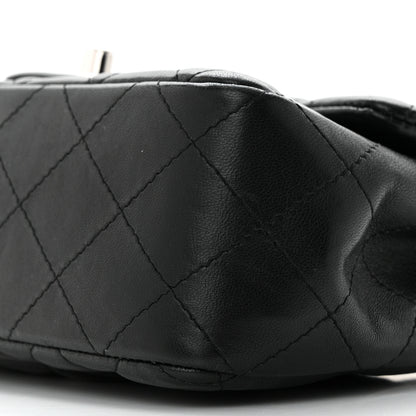 Chanel Lambskin Quilted Mini Rectangular Flap Black 10 of 11