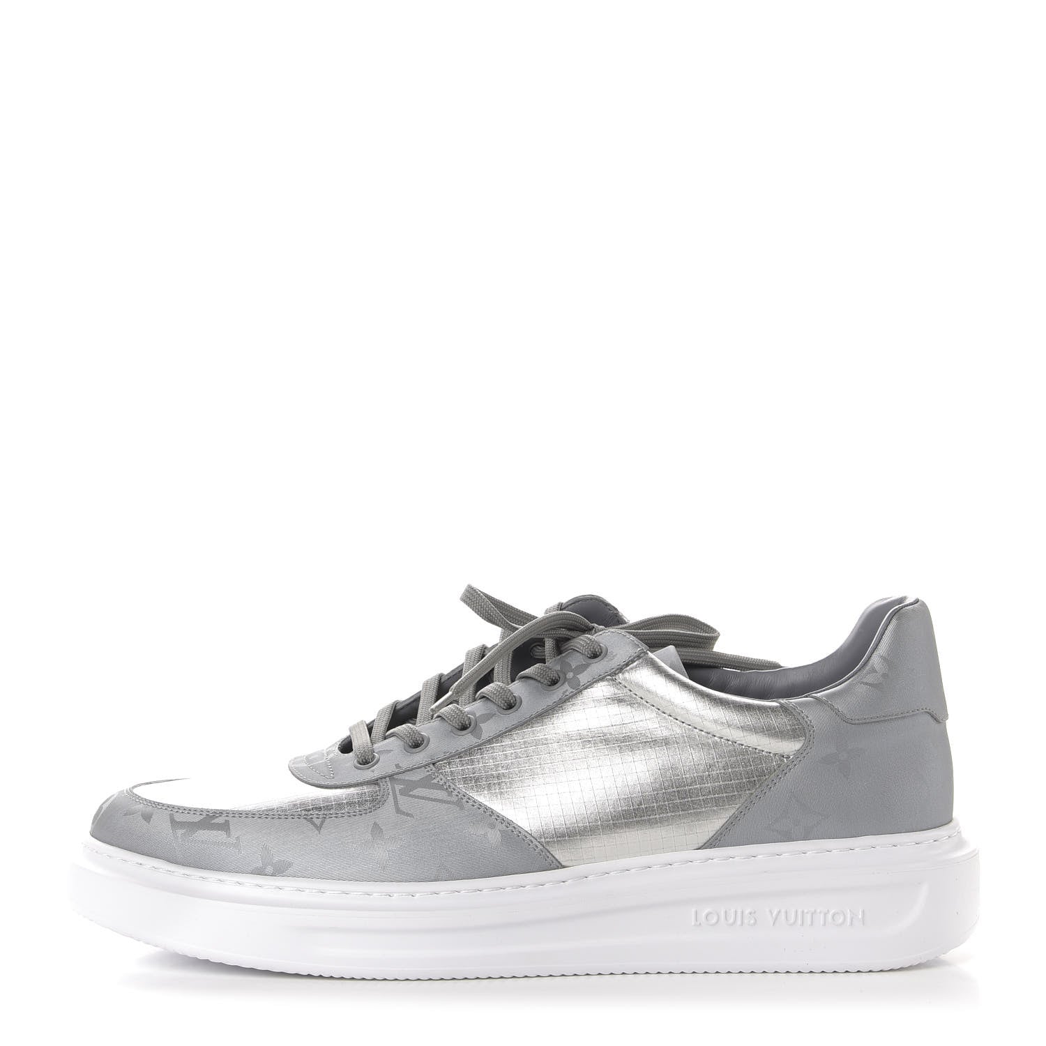Louis Vuitton Canvas Monogram Beverly Hills Sneakers 10 Argent 1 of 8