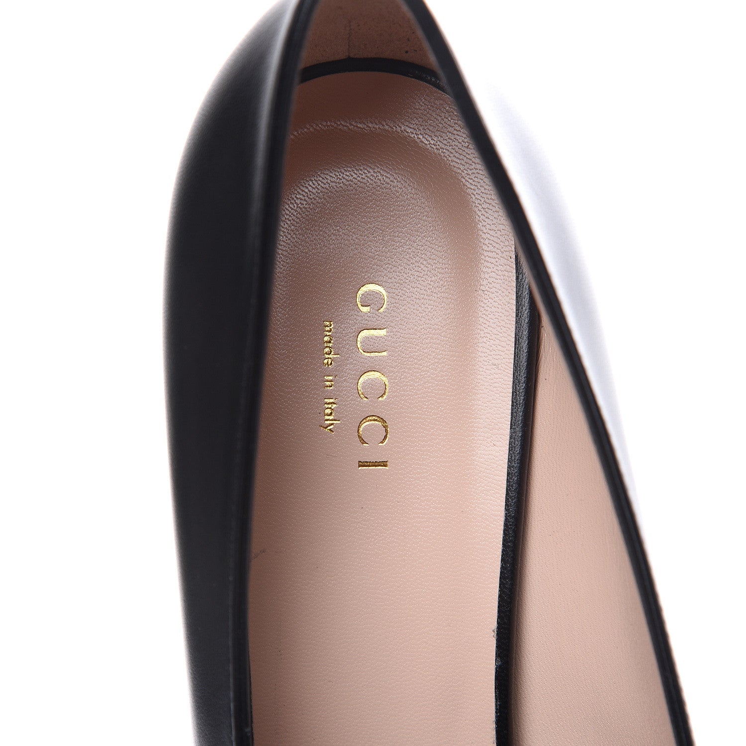 Gucci Malaga Kid GG Marmont Fringe Platform Loafer Pumps 40 Black 6 of 9