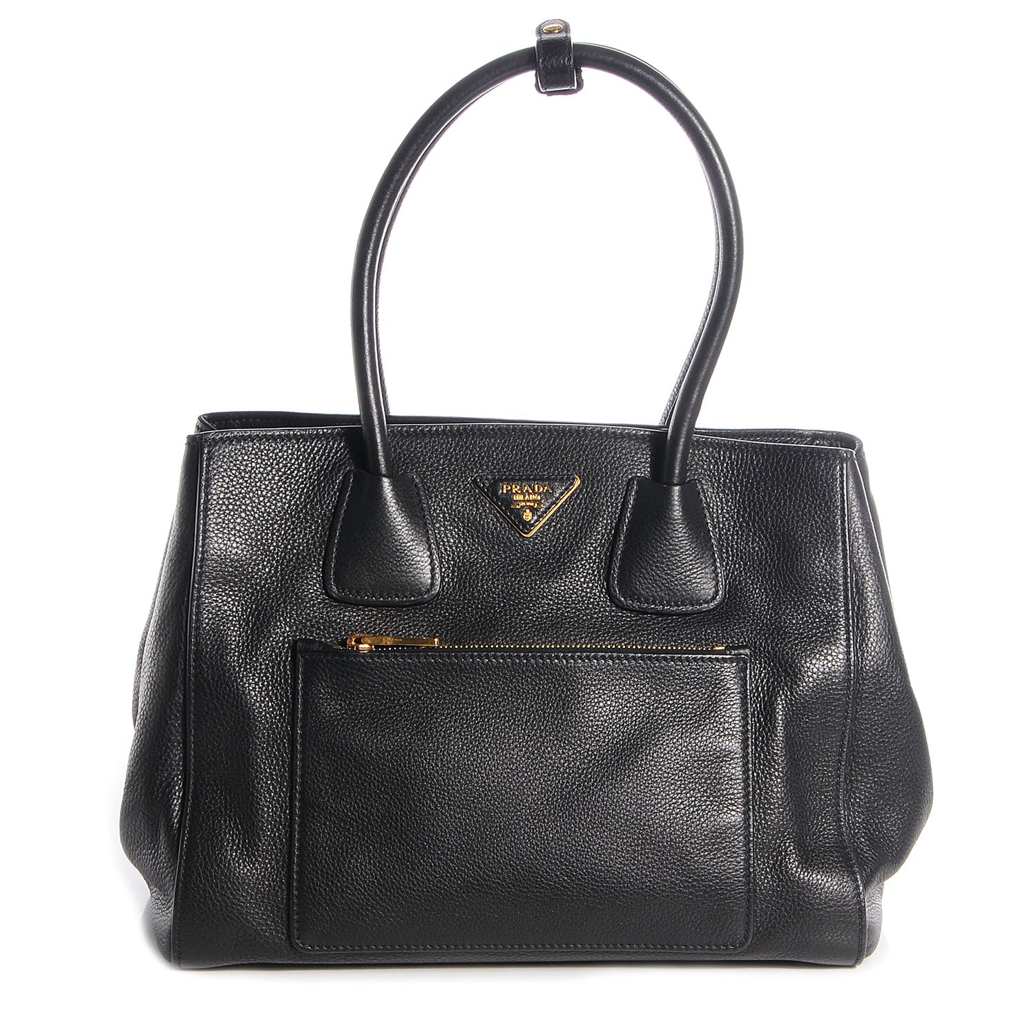 Prada Vitello Daino Shopping Tote Nero Black 1 of 10