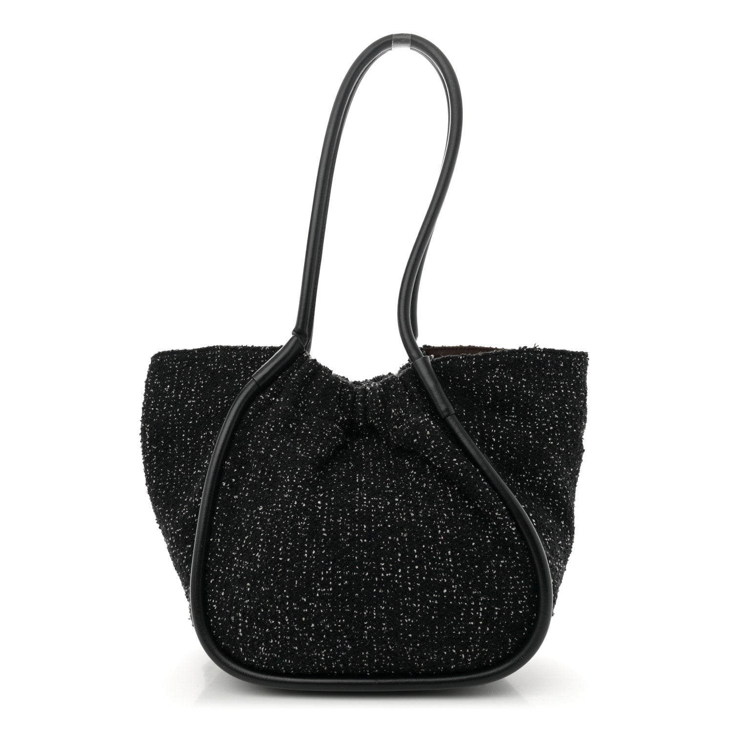 Proenza Schouler Tweed Large Ruched Tote Black 1 of 12