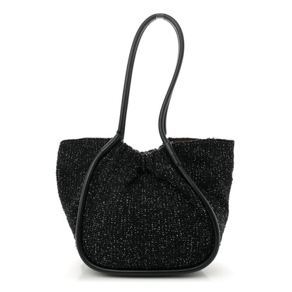 Proenza Schouler Tweed Large Ruched Tote Black 1 of 12