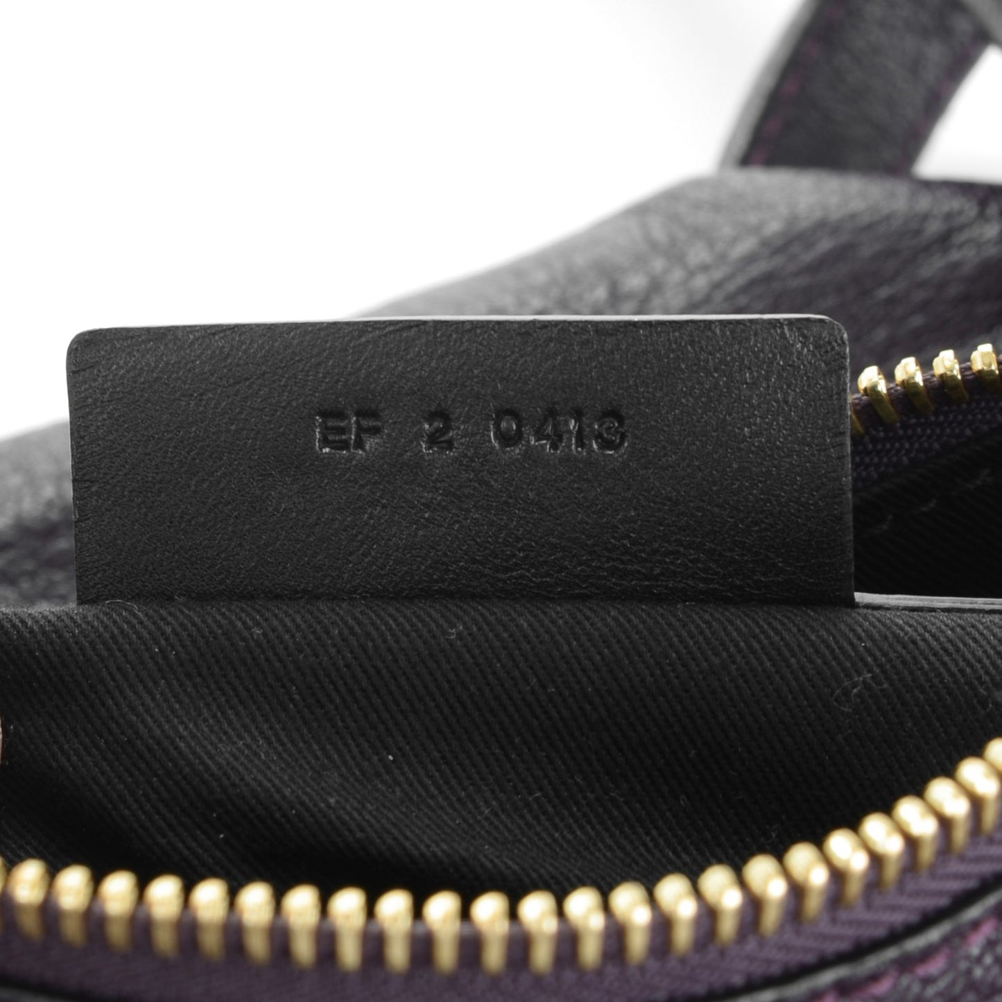 Sugar Goatskin Small Colorblock Pandora Aubergine