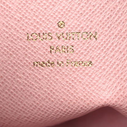 Louis Vuitton Monogram 2020 Christmas Animation Big Wheel Double Zip Pochette Rose Ballerine 7 of 16