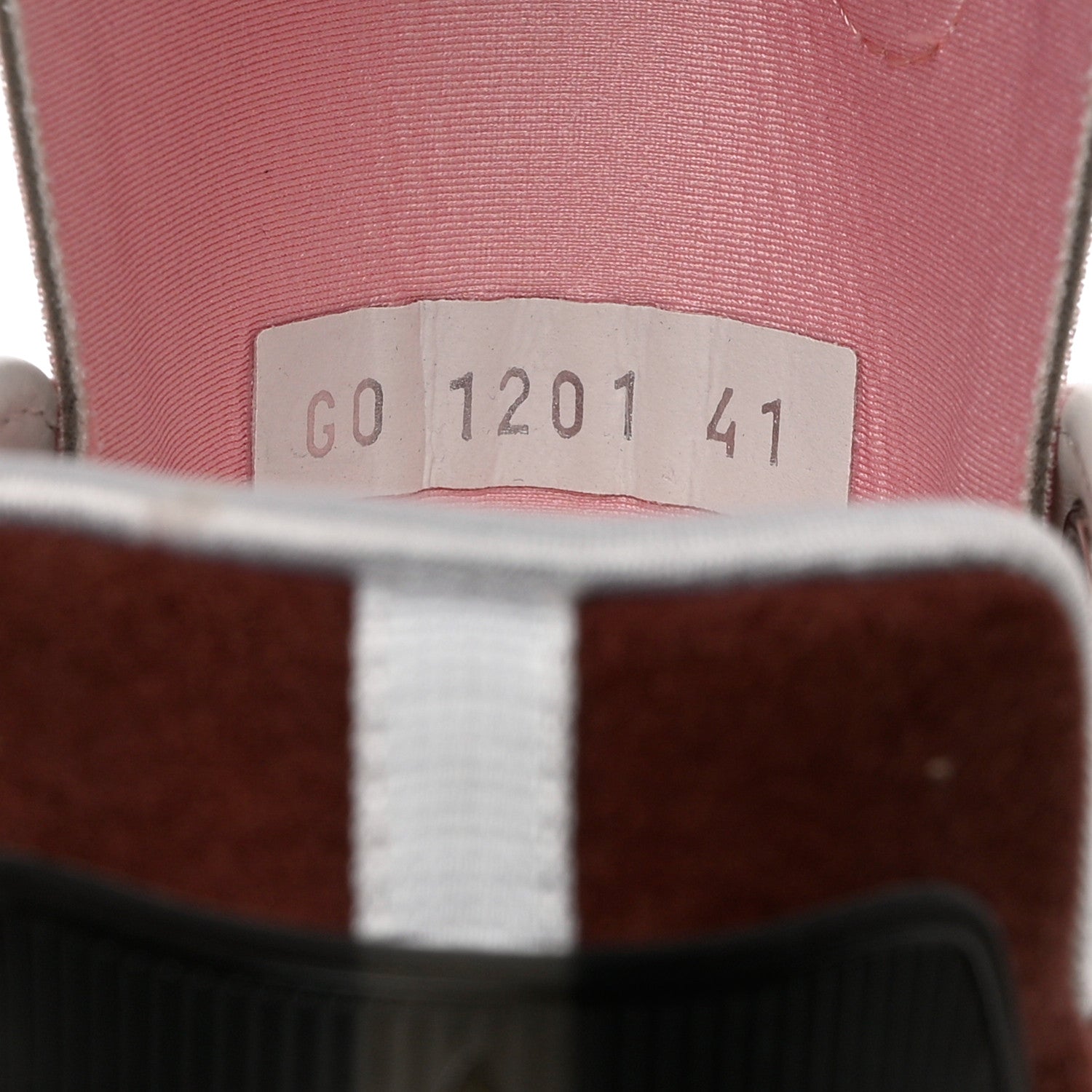 Louis Vuitton Mix Materials Suede Calfskin Run 55 Sneakers 41 Burgundy 6 of 10