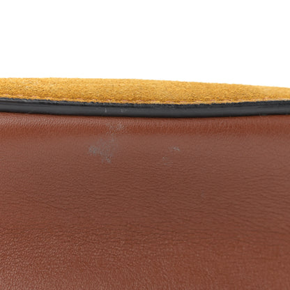 Chloe Suede Calfskin Patchwork Mini Drew Shoulder Bag Tobacco 11 of 14