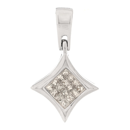 Parker & West by FASHIONPHILE 14K White Gold Diamond .32ctw Princess Cut Star Pendant 1 of 3