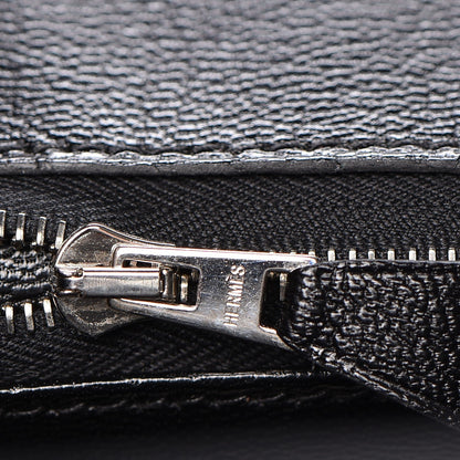 Hermes Matte Niloticus Crocodile Birkin 30 Black 20 of 27