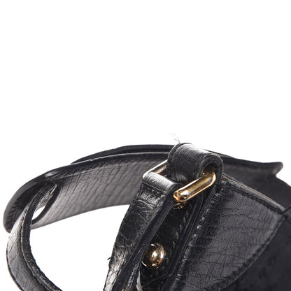 Gucci Monogram Web Hasler Hobo Black 10 of 17