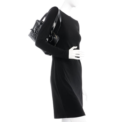 Chanel Patent CC Bowler Black 2 of 8