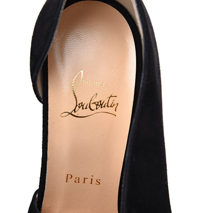 Christian Louboutin Veau Velours Verita 150 Booties 39 Black 6 of 9