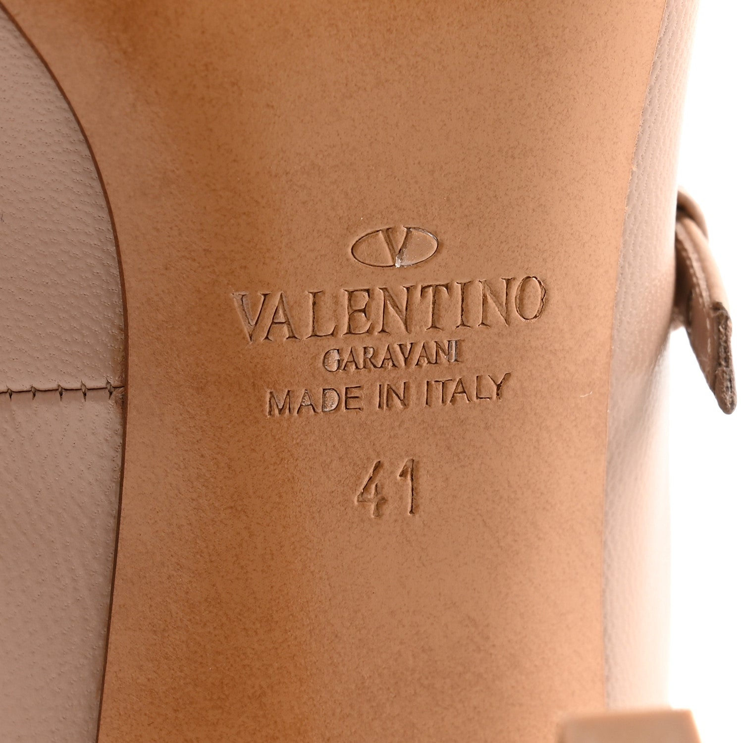 Valentino Garavani Nappa Love Latch 100mm Pumps 41 Poudre 7 of 11