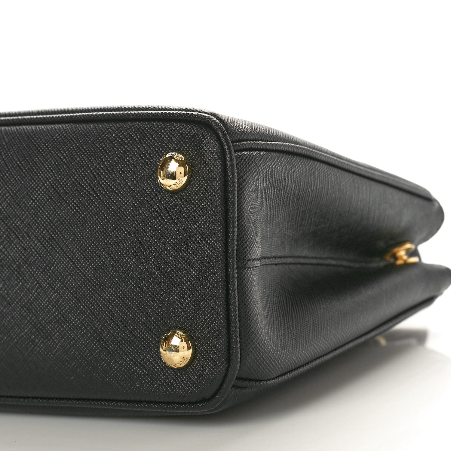 Prada Saffiano Lux Micro Galleria Shoulder Bag Black 10 of 10