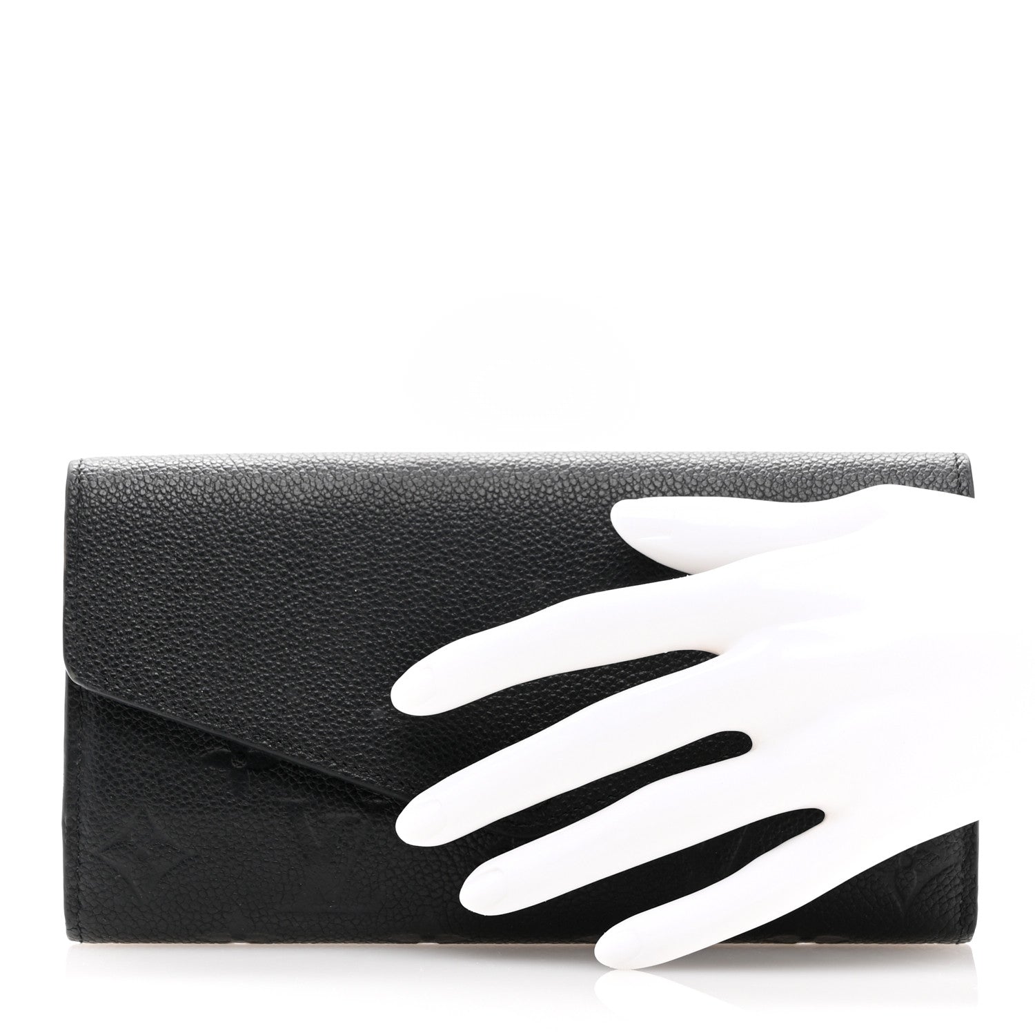 Louis Vuitton Empreinte Sarah Wallet NM Black 2 of 11
