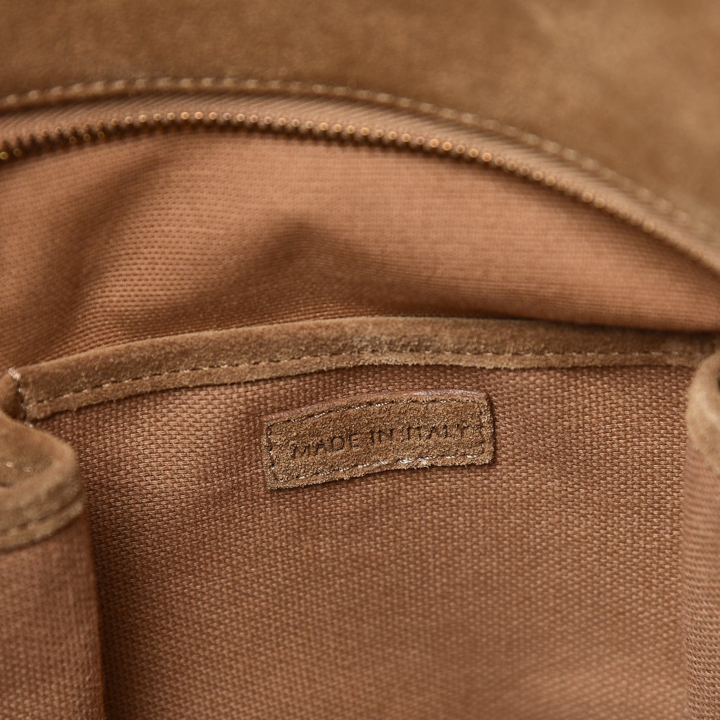 Prorsum Suede Weekender Bag Tan