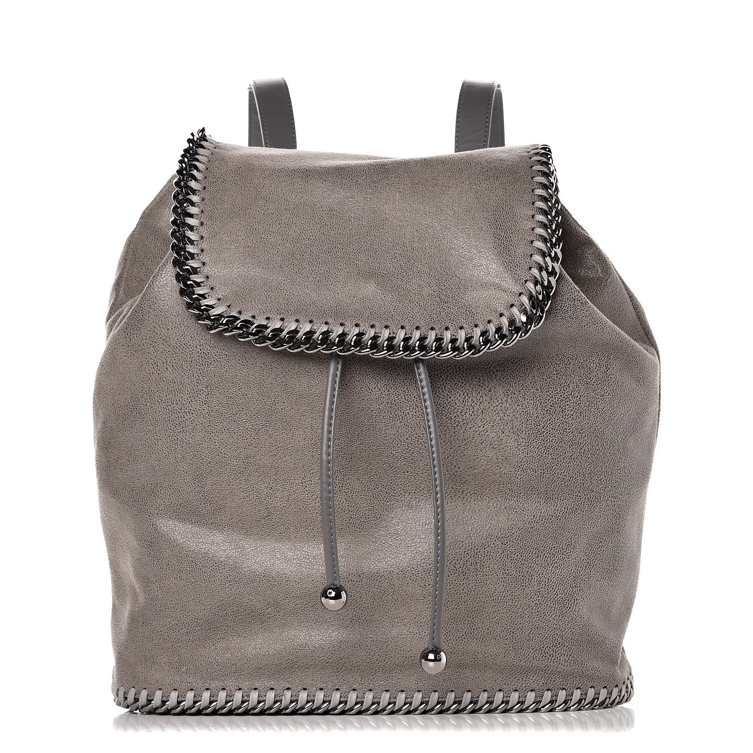 Stella McCartney Shaggy Deer Falabella Backpack Grey 1 of 9