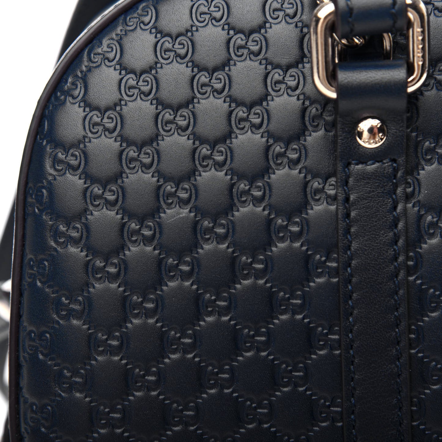 Microguccissima Medium Crossbody Bag Blue