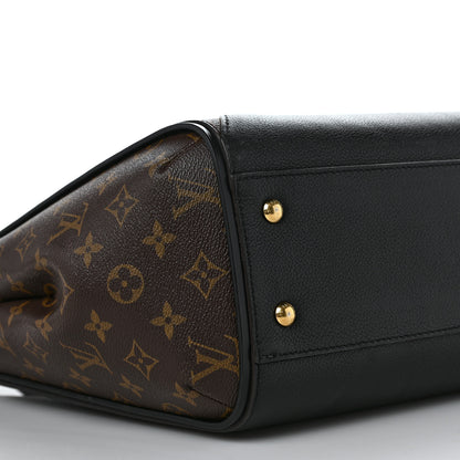 Louis Vuitton Calfskin Monogram Kimono Tote Black 7 of 9