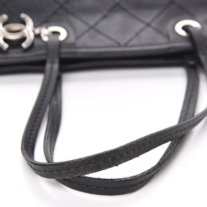 Chanel Grained Calfskin Shopping Fever Tote Black 16 of 18