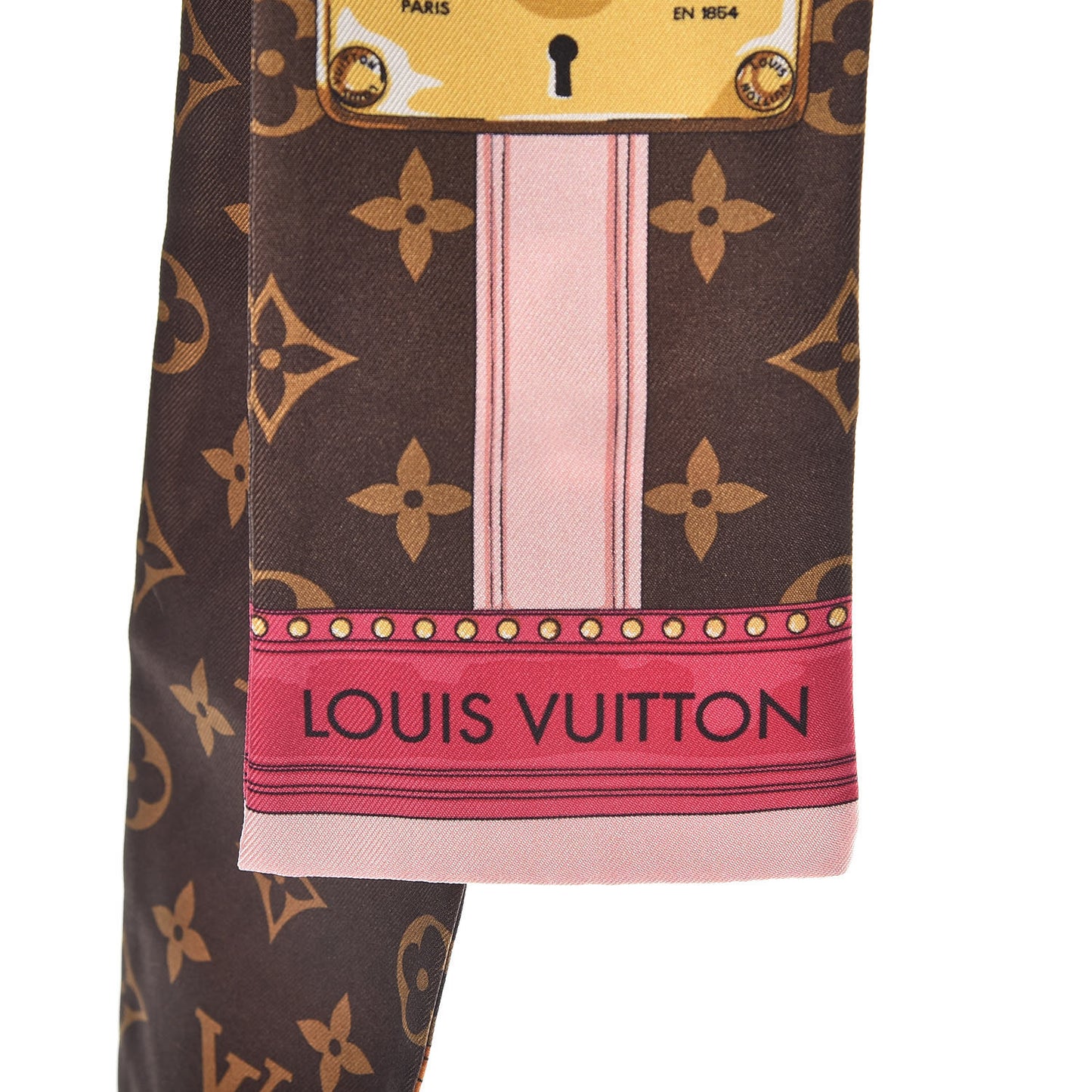 Silk Monogram Summer Trunks Bandeau Brown