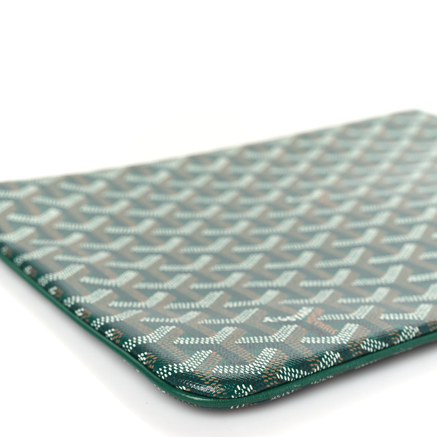 Goyard Goyardine Senat Pochette MM Green 7 of 8