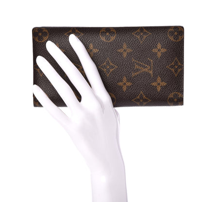 Louis Vuitton Monogram Porte Valeurs Checkbook Wallet 2 of 12