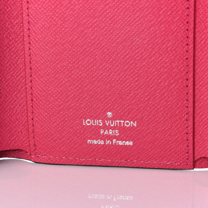 Louis Vuitton Epi Victorine Wallet Indigo Hot Pink 9 of 10