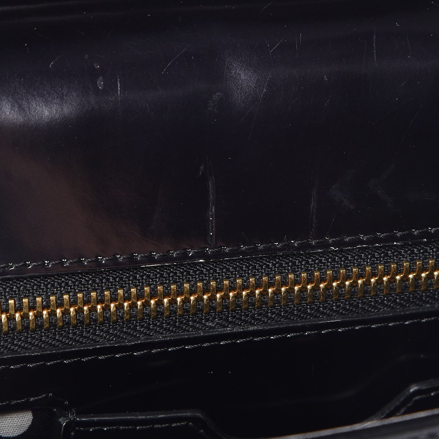 Glazed Calfskin Embroidered Medium Heart Flower Miss Sicily Satchel Black