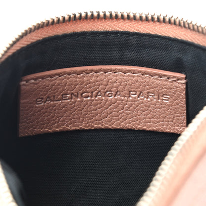 Balenciaga Chevre Classic Silver Hardware M Porte-Monnaie Coin Purse Rose 6 of 7